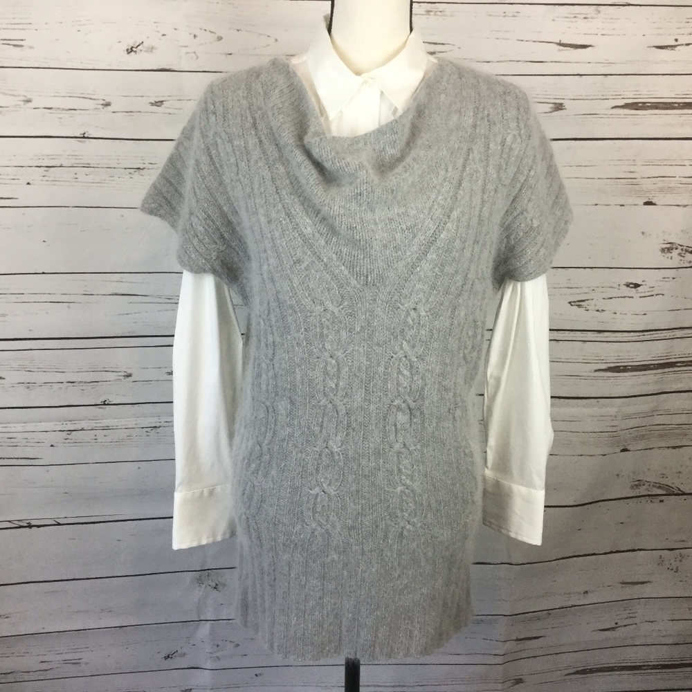 Willi Smith RabbitHair&LambWool Sleeveless Sweater